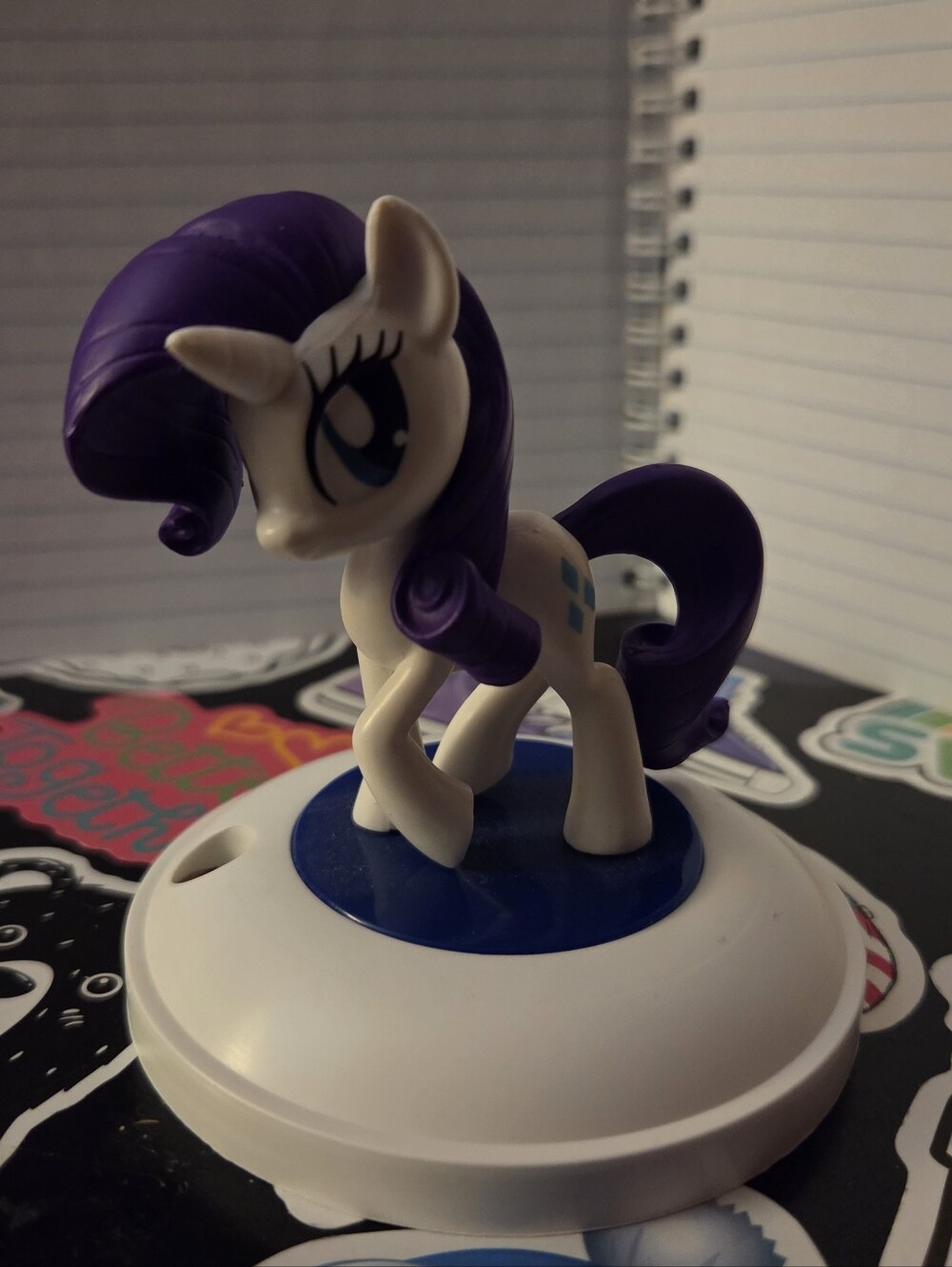 My Little Pony Rarity 2017 cup/cake topper